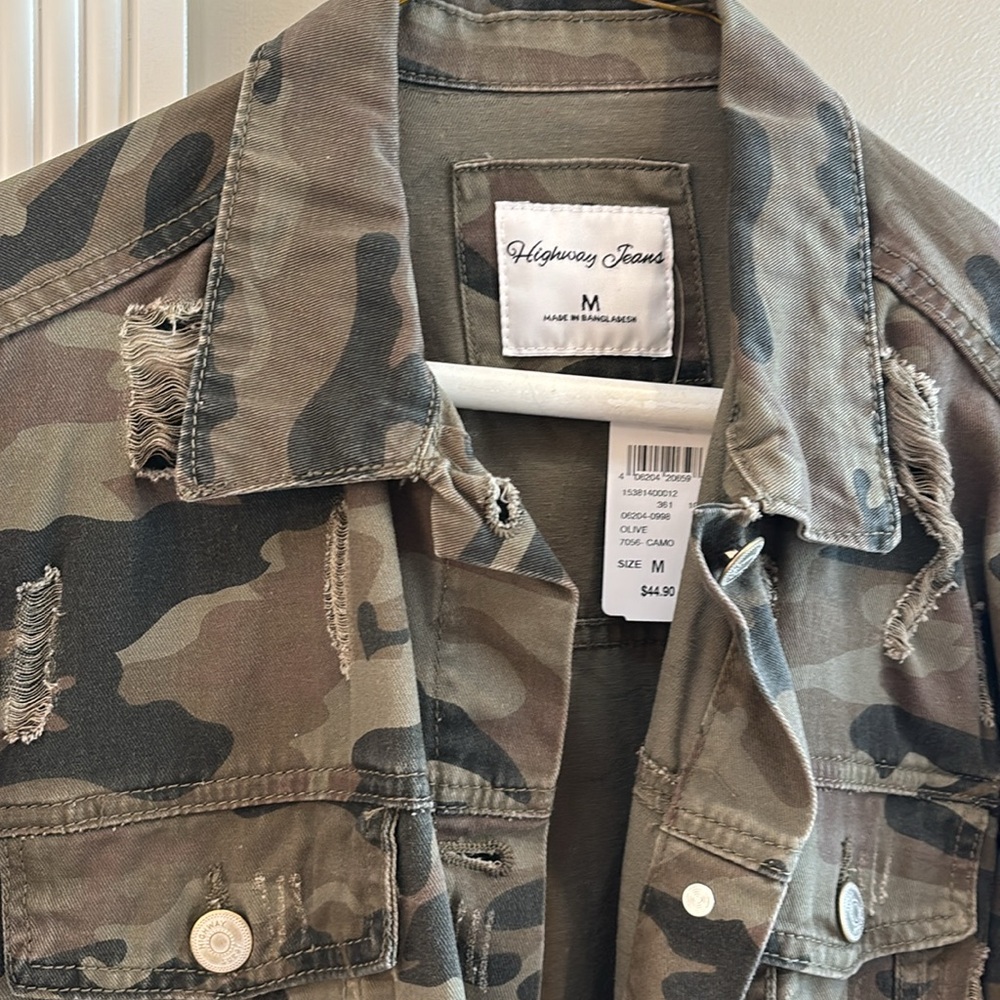 Distressed camo jacket - Picture 3 of 7